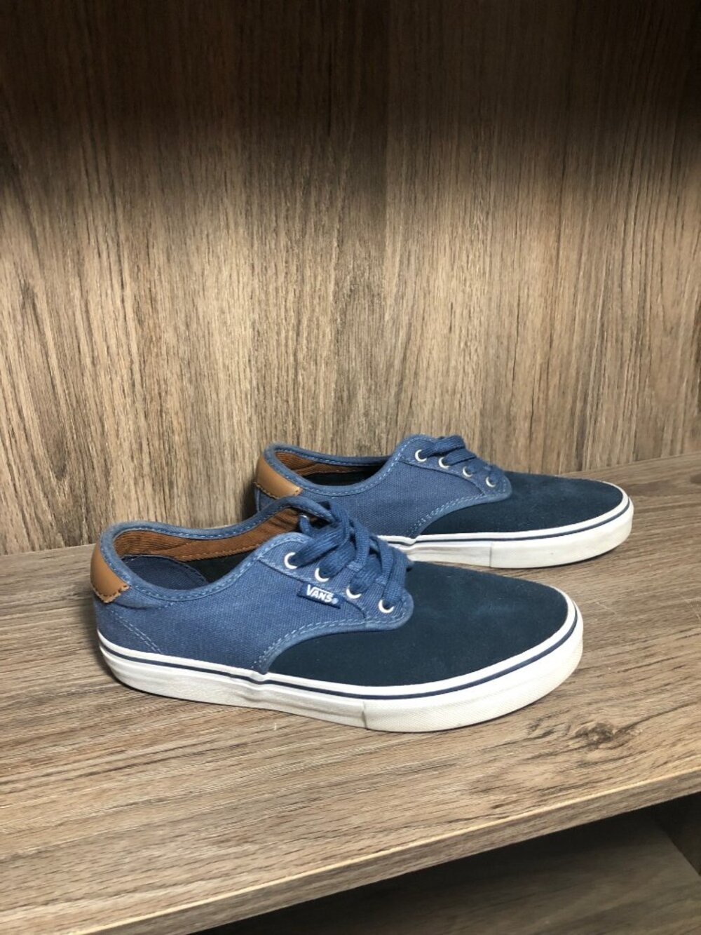 Vans Chima Ferguson Pro Sydney Blue Suede Canvas Youth 4.5 Womens 6 - Picture 2 of 7